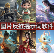 ai图片反推提示词软件豆包即梦可灵deepseek文字生图片关键词 